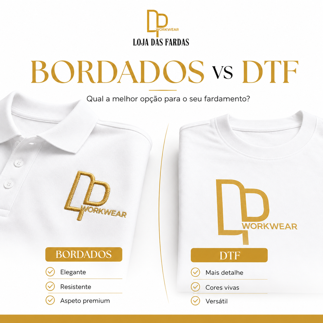 Estampado DTF e Bordado: Qual a Melhor Opção para Personalizar Fardamento Profissional?