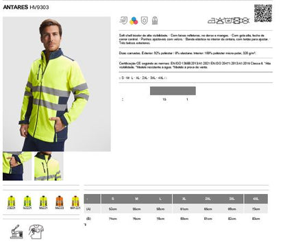 SOFTSHELL BICOLOR ANTARES 9303