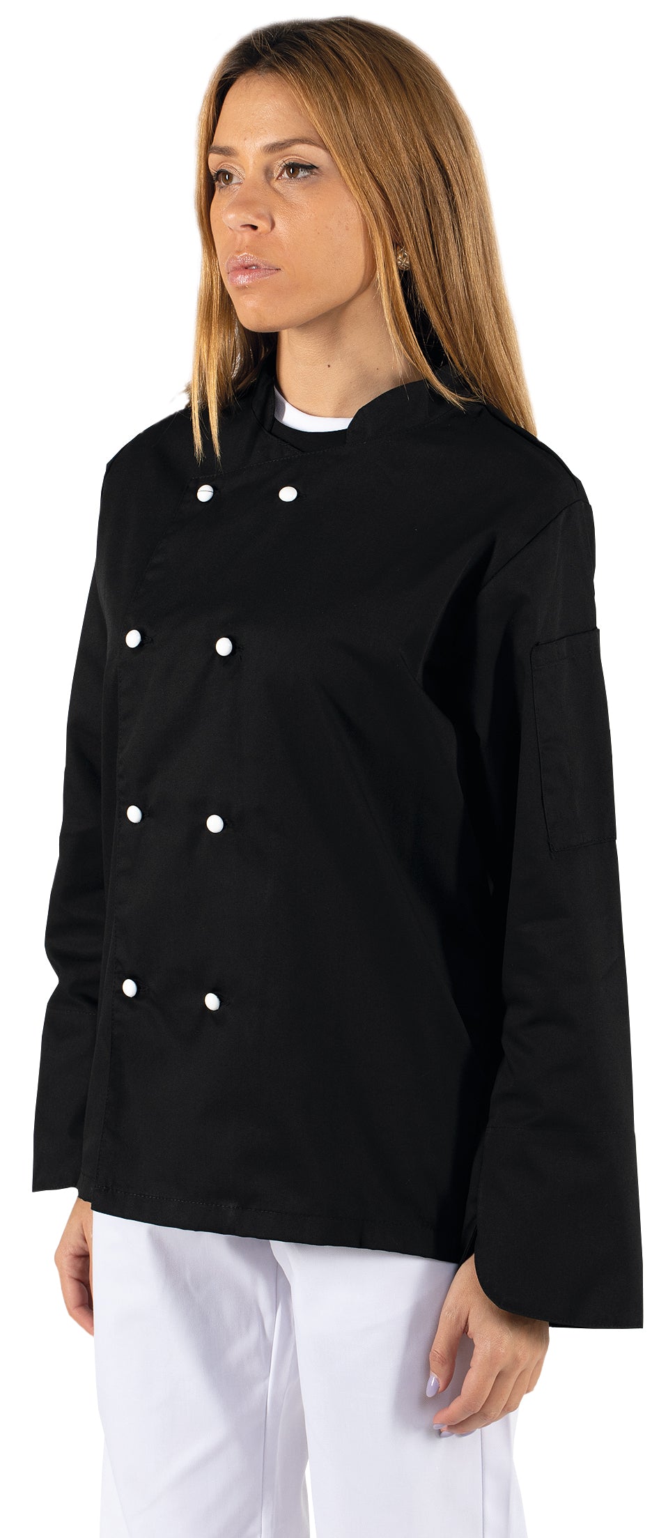 Jaleca branca com bibo JLC 01