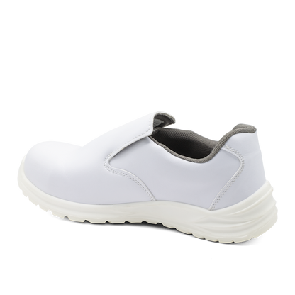 Chaussures de sécurité blanches à embout en acier