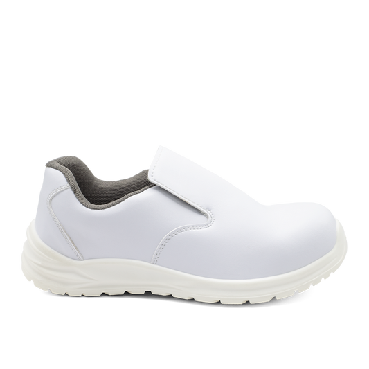 Chaussures de sécurité blanches à embout en acier