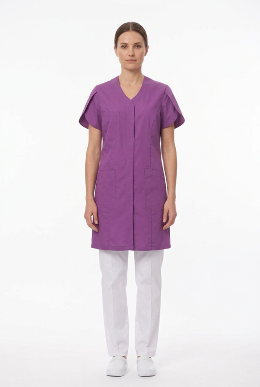 Bata de Limpeza de Senhora Payper Bergamot Lady de Manga Curta